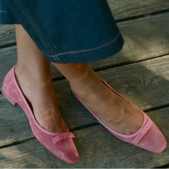 Doen Shoes - Doen Odette Ballet Flat in Dusty Pink